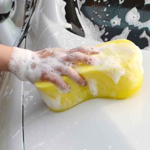 汽车洗车擦车海绵特大号加厚8字珊瑚刷车打蜡车用洗车工具用品